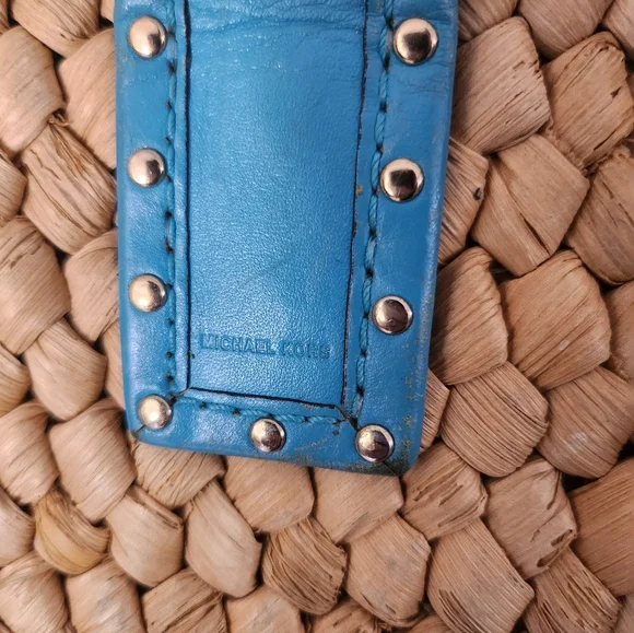 Michael Kors Santorini raffia and leather tote bag - Picture 4 of 9